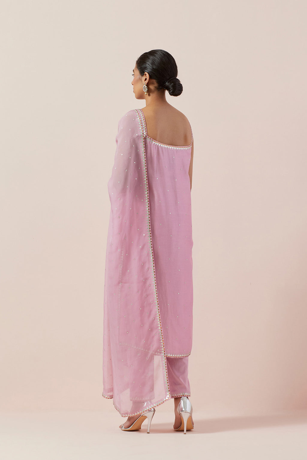 Jaal Border Kurta Set