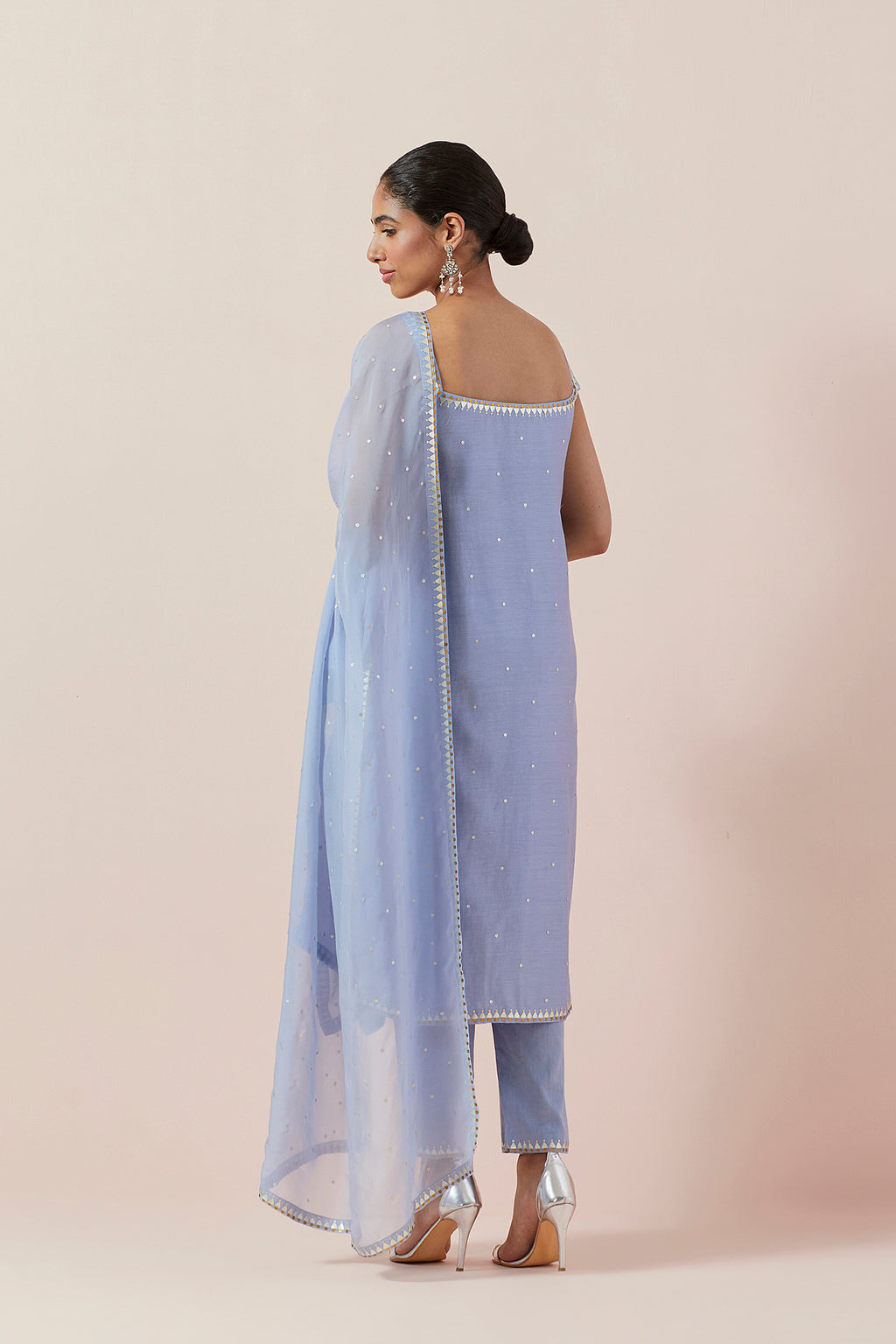 Jaal Border Kurta Set