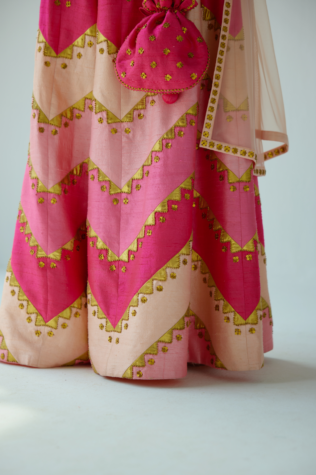 Multi-Coloured Chevron Palazzo Set