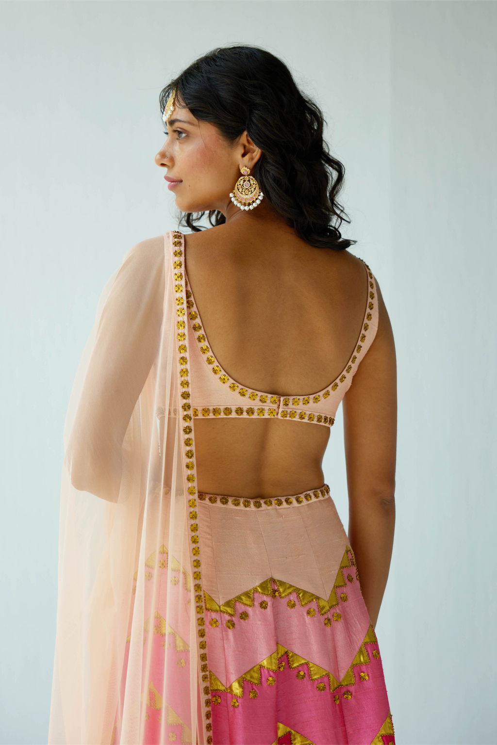 Multi-Coloured Chevron Palazzo Set