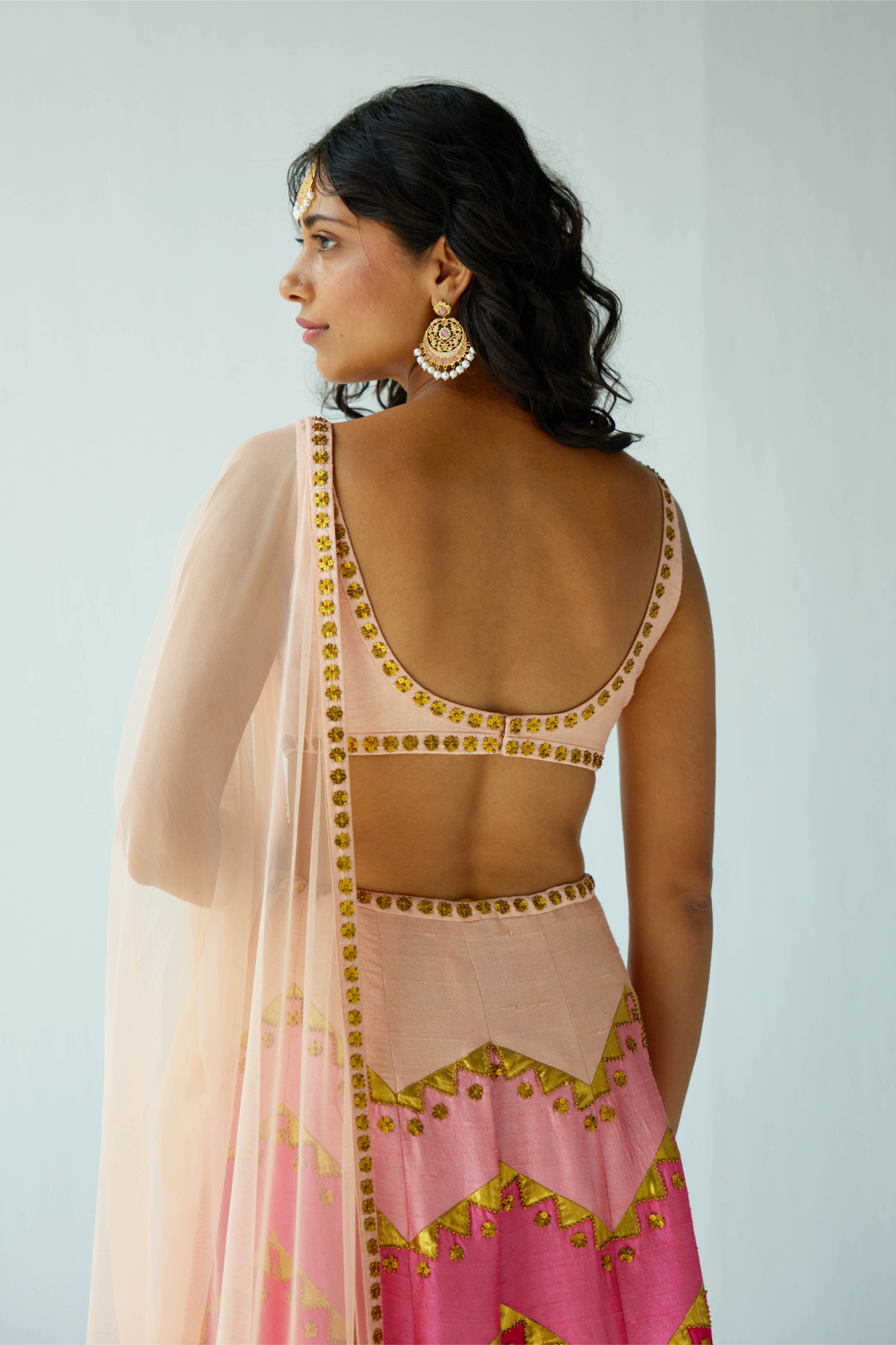 Multi-Coloured Chevron Palazzo Set