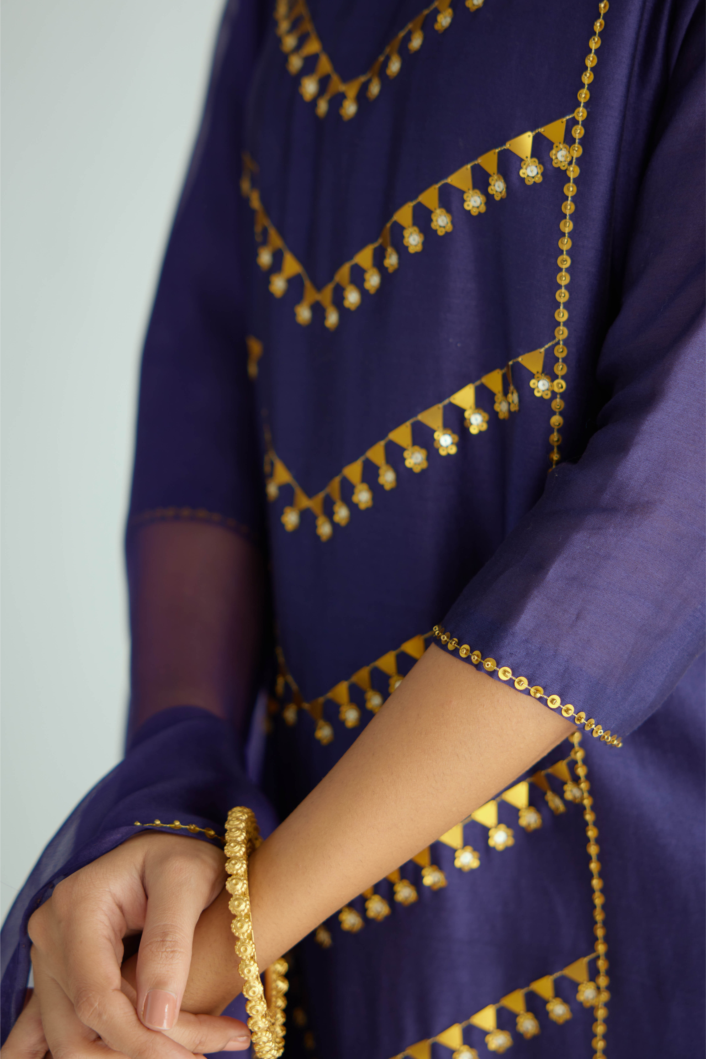 Slant Lines Kurta Set