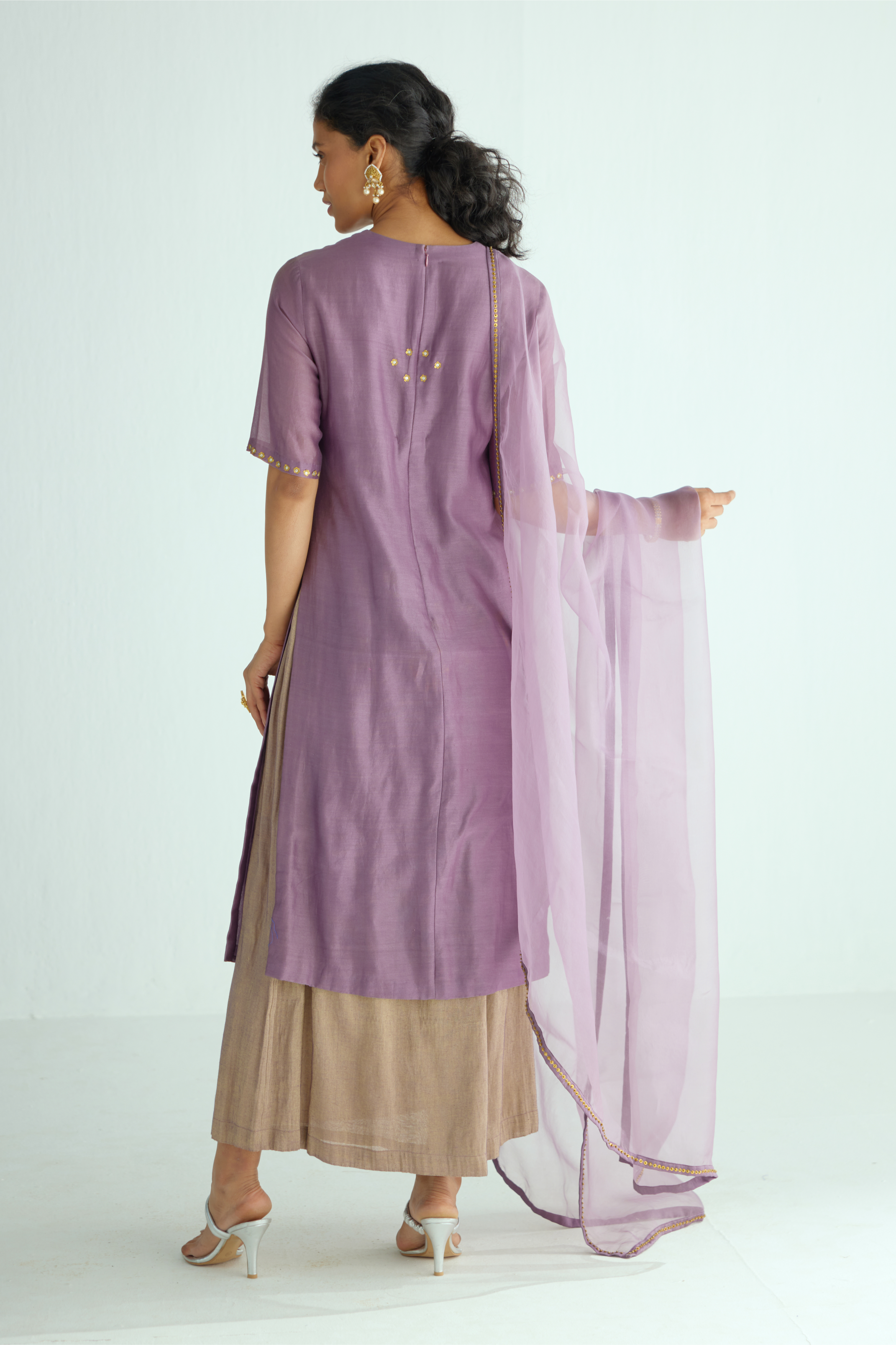 Medallion Motif Kurta Set
