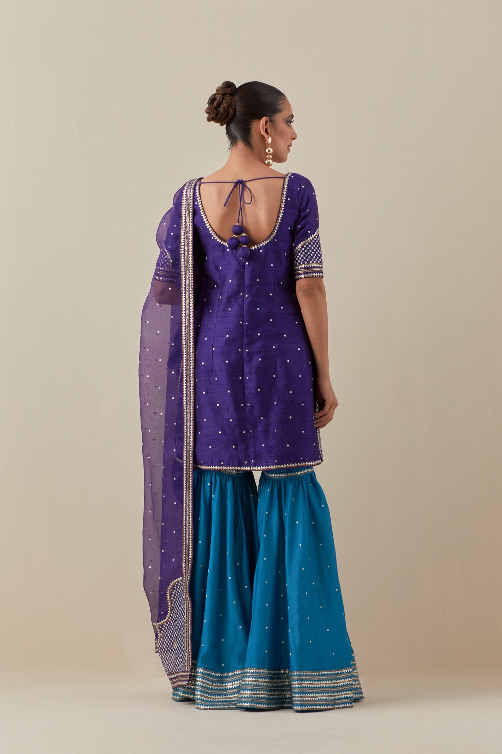 Jharokha And Jaal Sharara Set