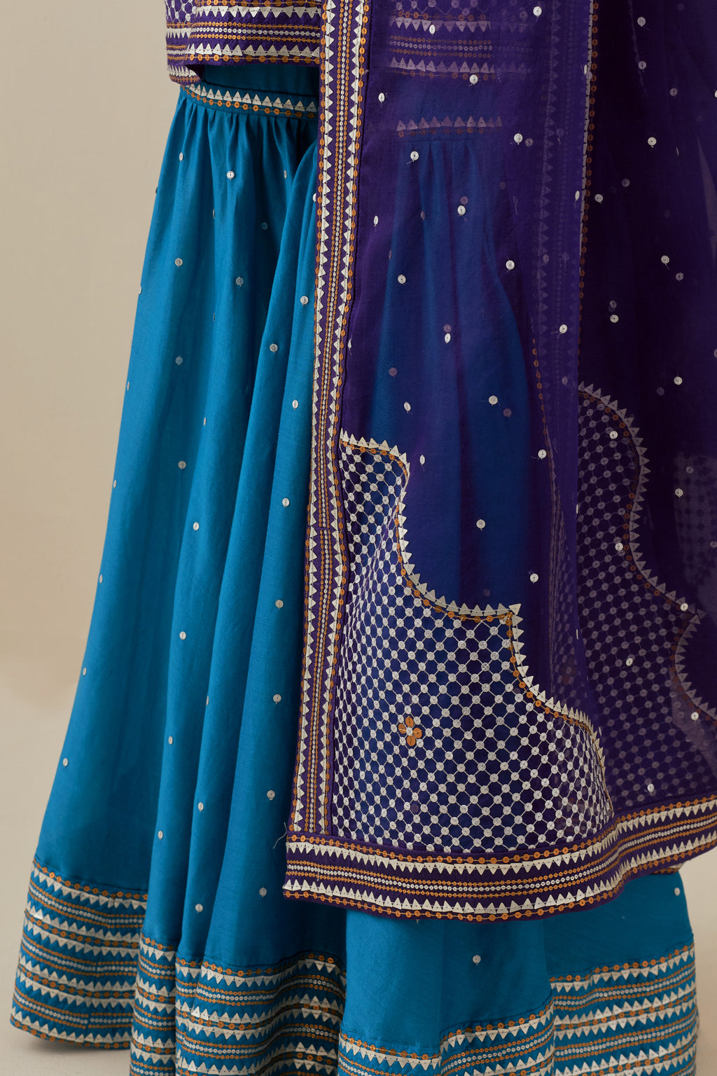 Jharokha And Jaal Sharara Set