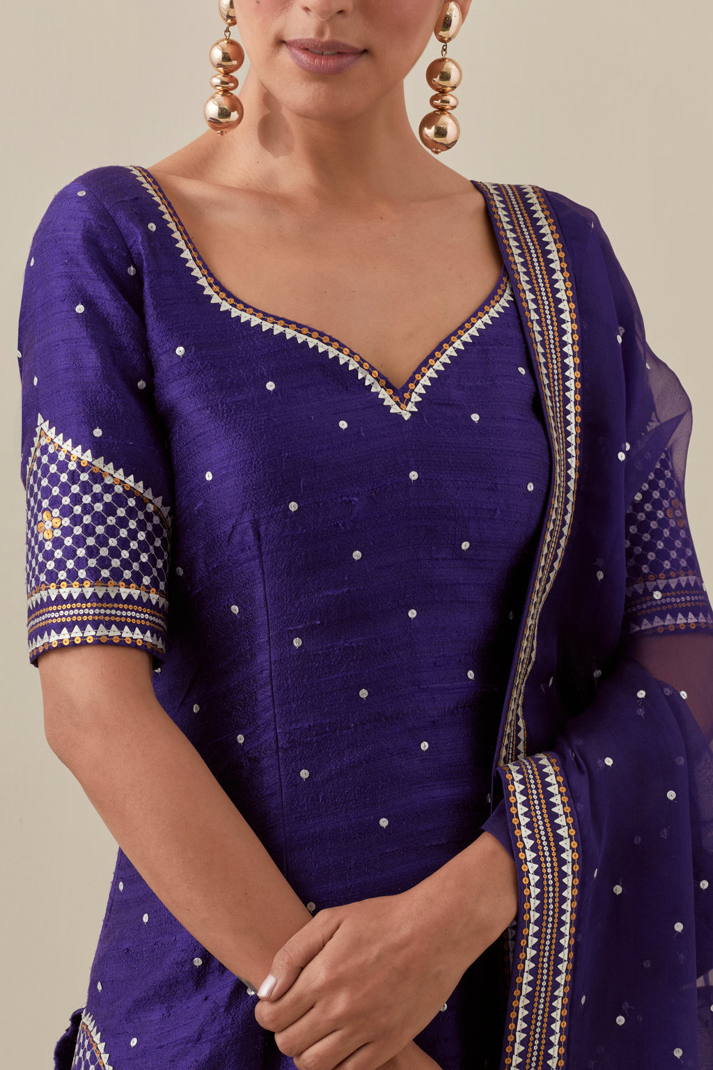 Jharokha And Jaal Sharara Set