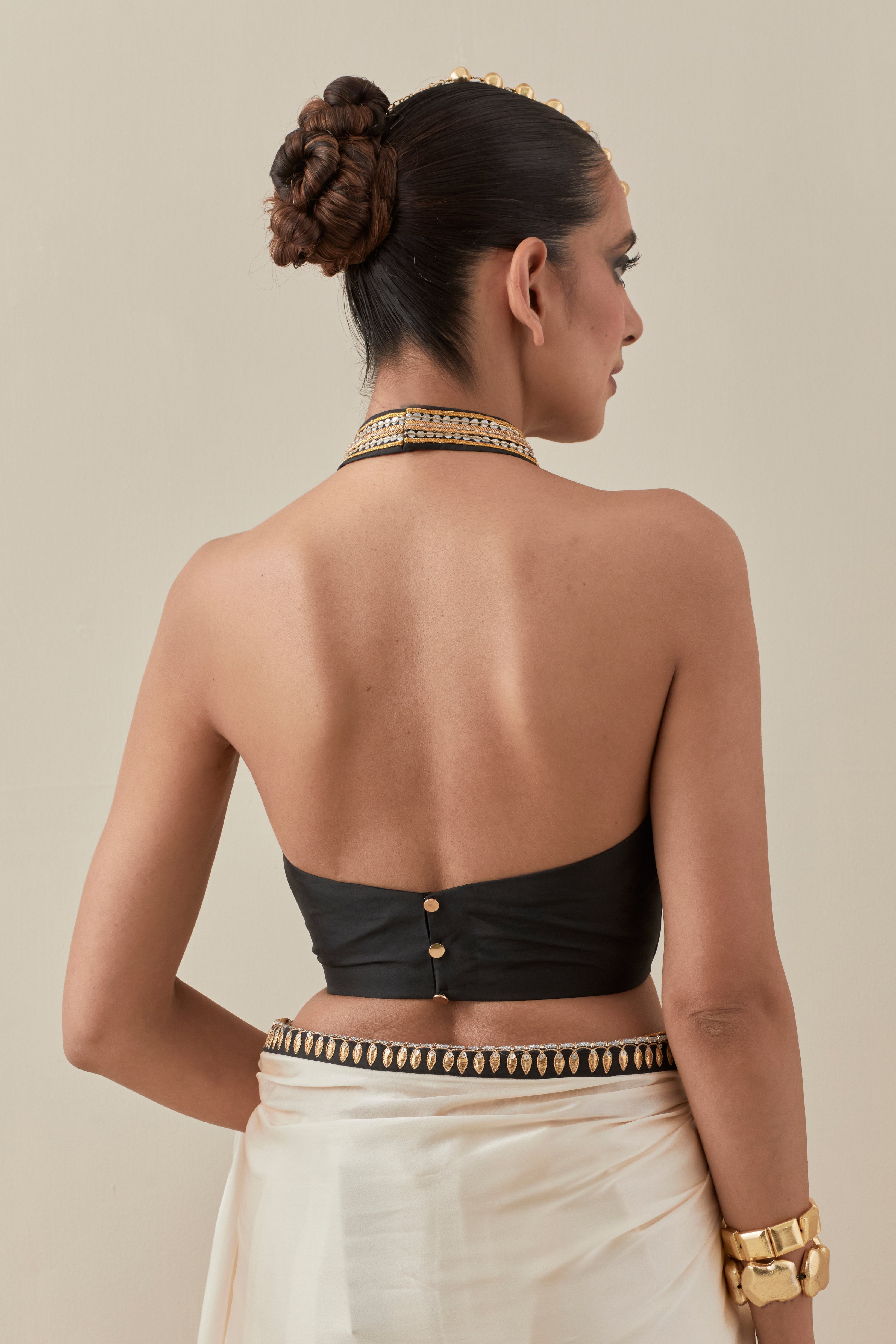 Gota And Jhaalar Border Saree