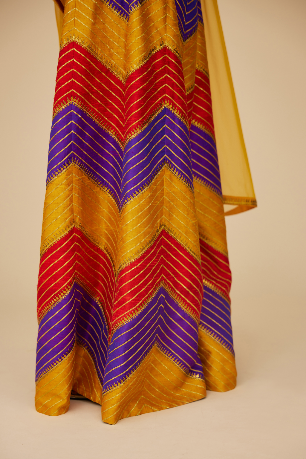 Multi-Coloured Chevron Palazzo Set