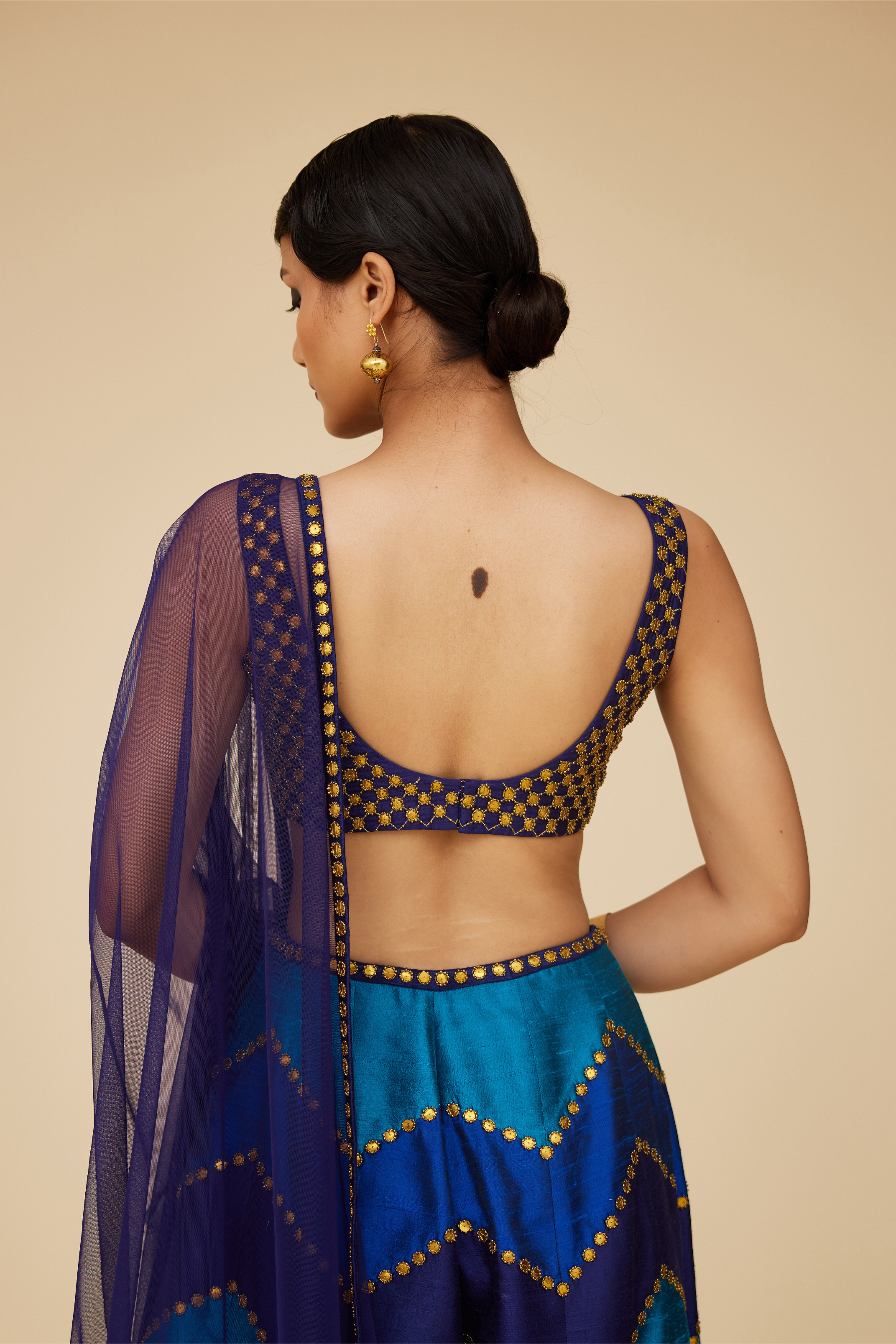 Multi-Coloured Chevron Palazzo Set