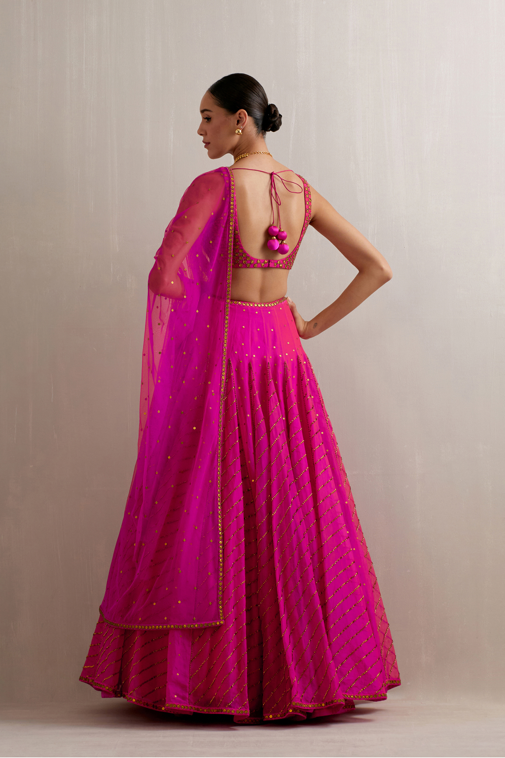 Godets Lehenga Set
