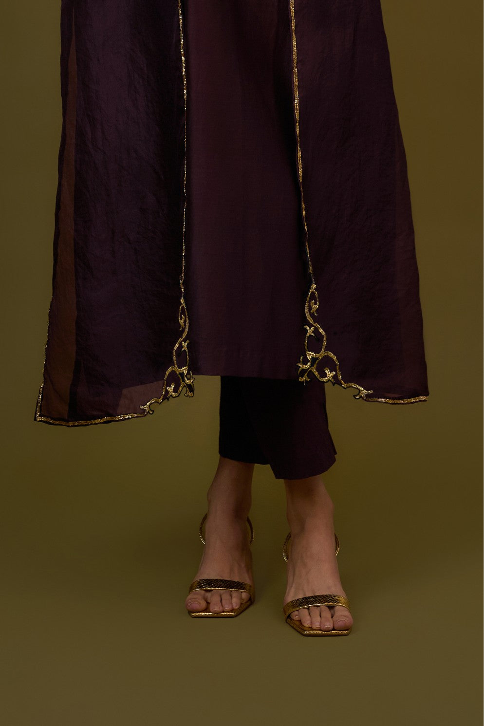 Baroque Hem Jacket Set