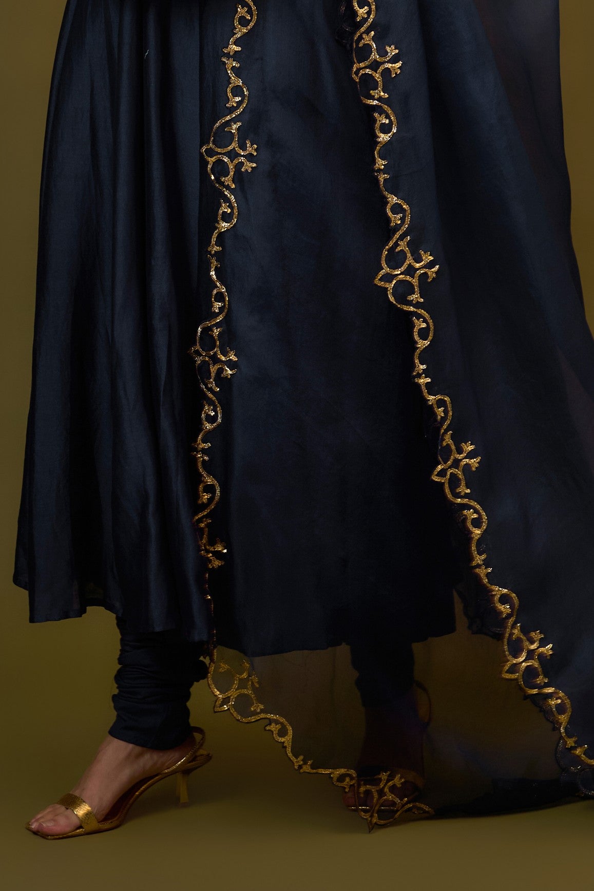 Baroque Dupatta Anarkali Set