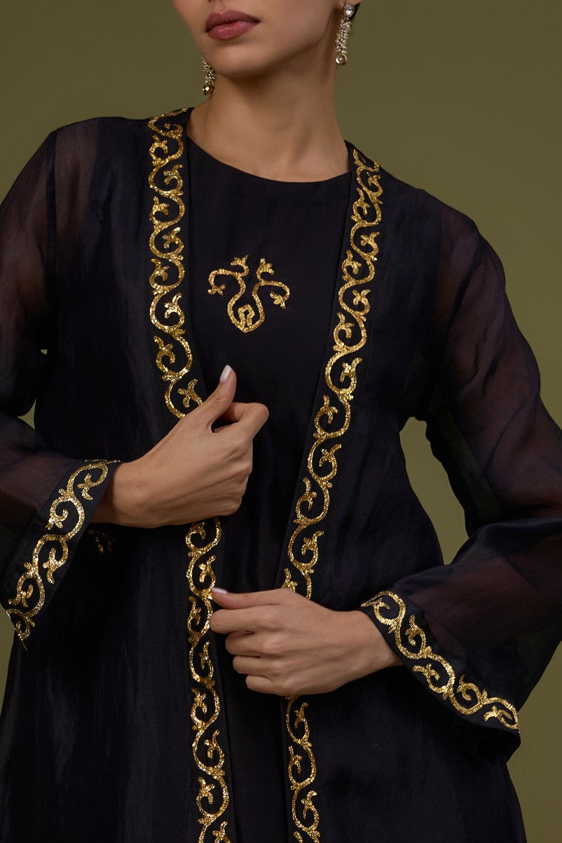 Baroque Border Jacket Set