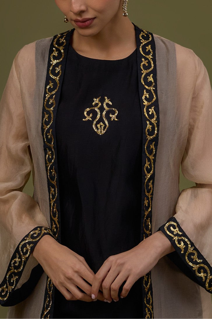 Baroque Border Jacket Set