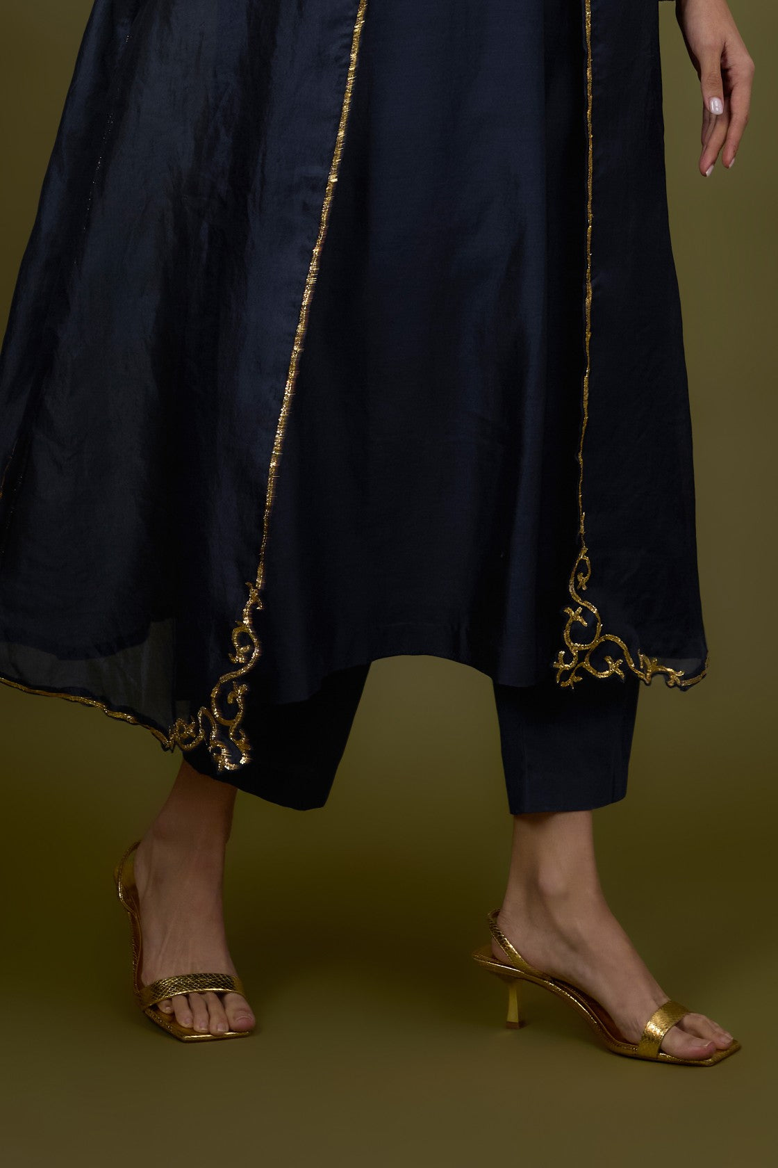 Baroque Hem Jacket Set