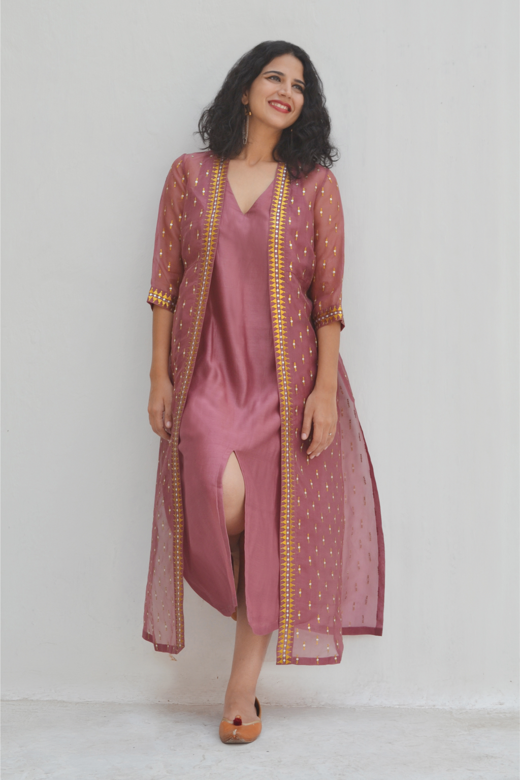 Fence Motif Jacket Set