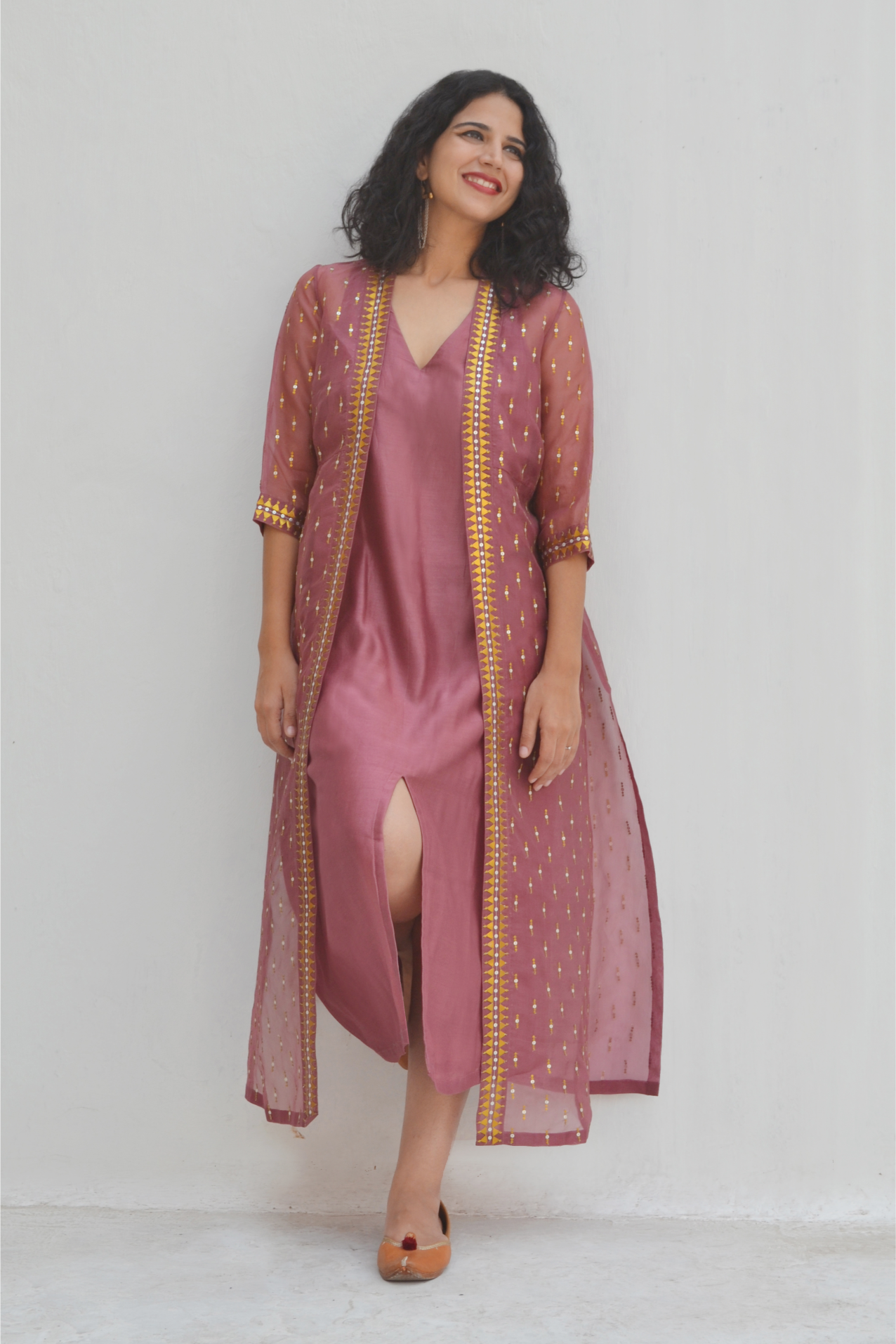 Fence Motif Jacket Set