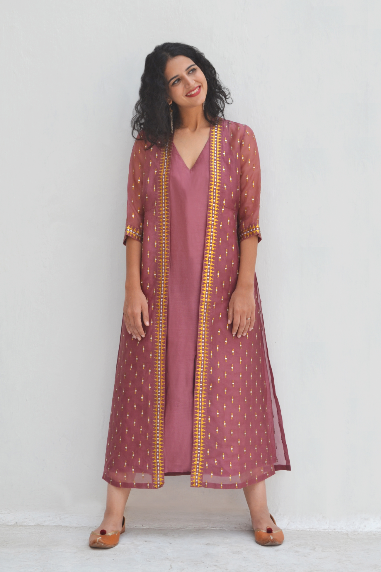 Fence Motif Jacket Set