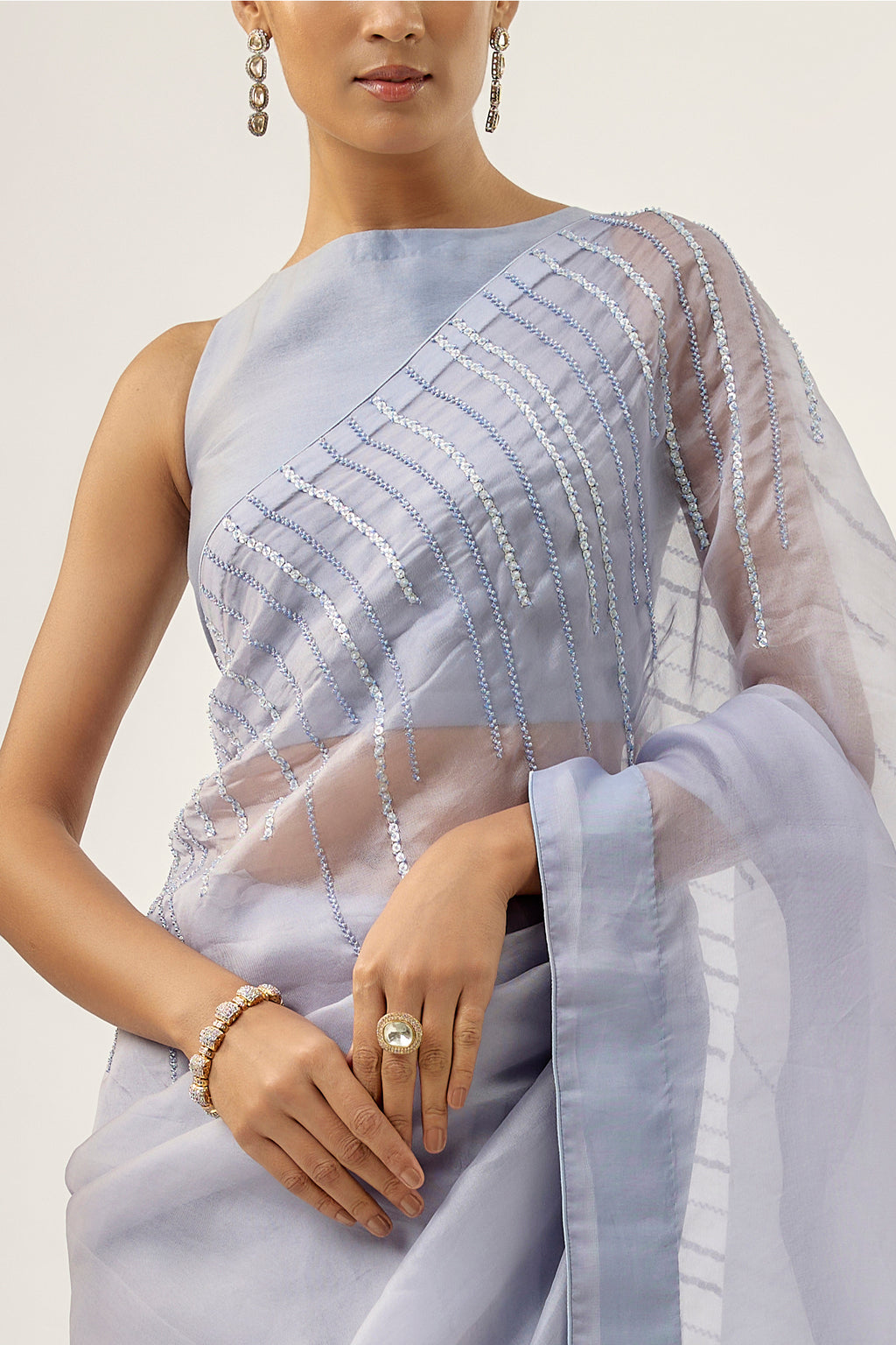 Stalactite Saree Set