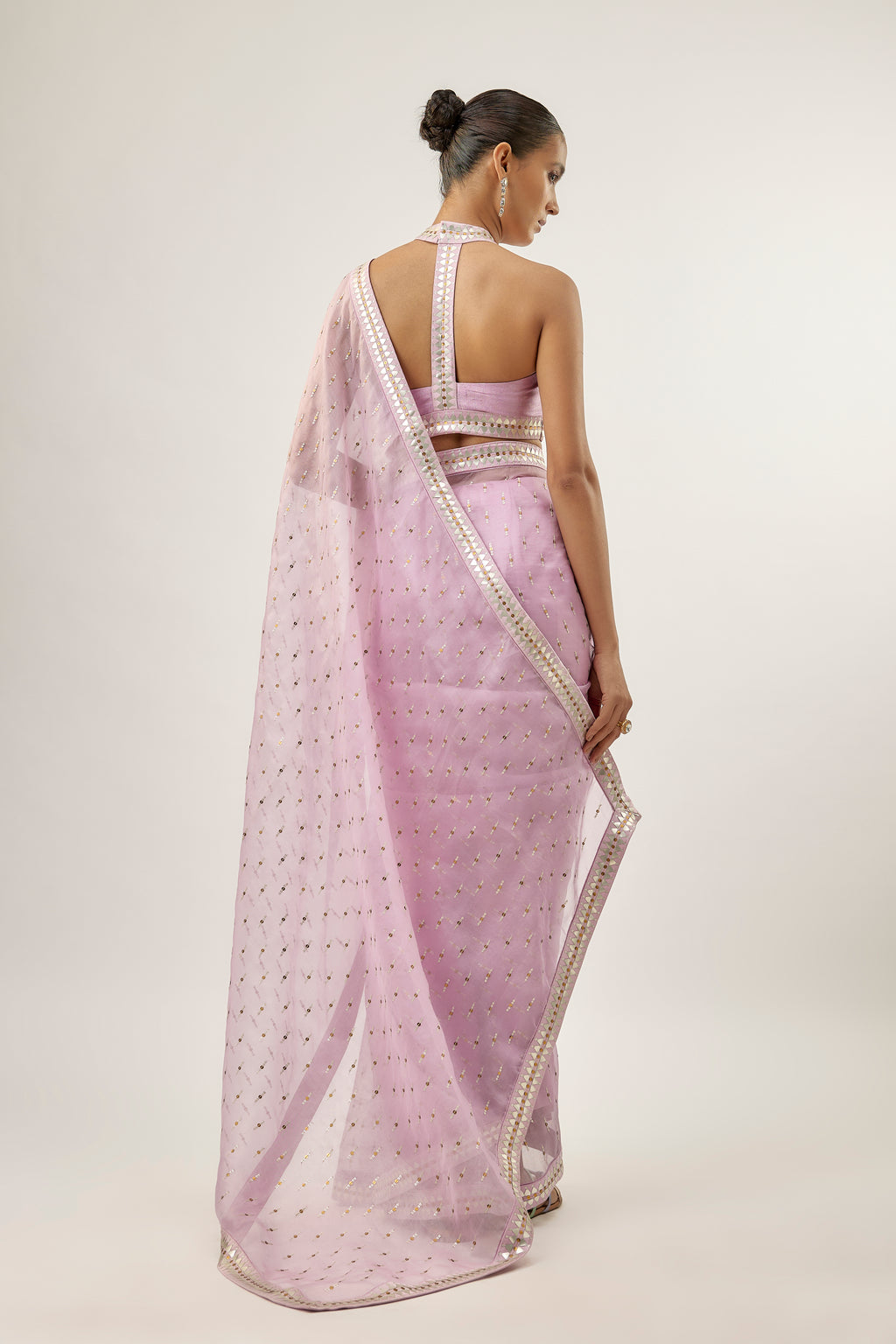 Tamarind Motif Saree Set