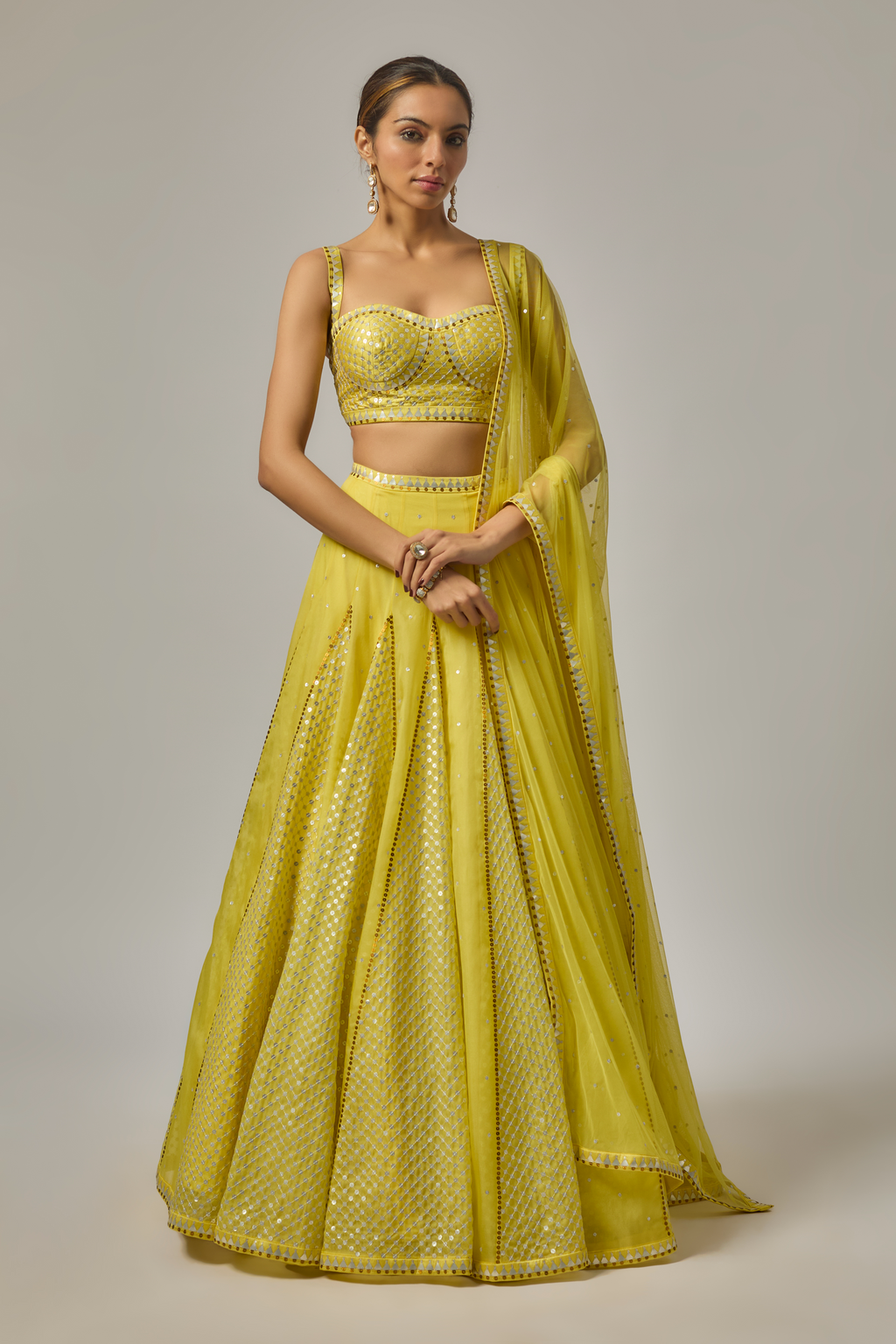 Jaal Godets Lehenga Set