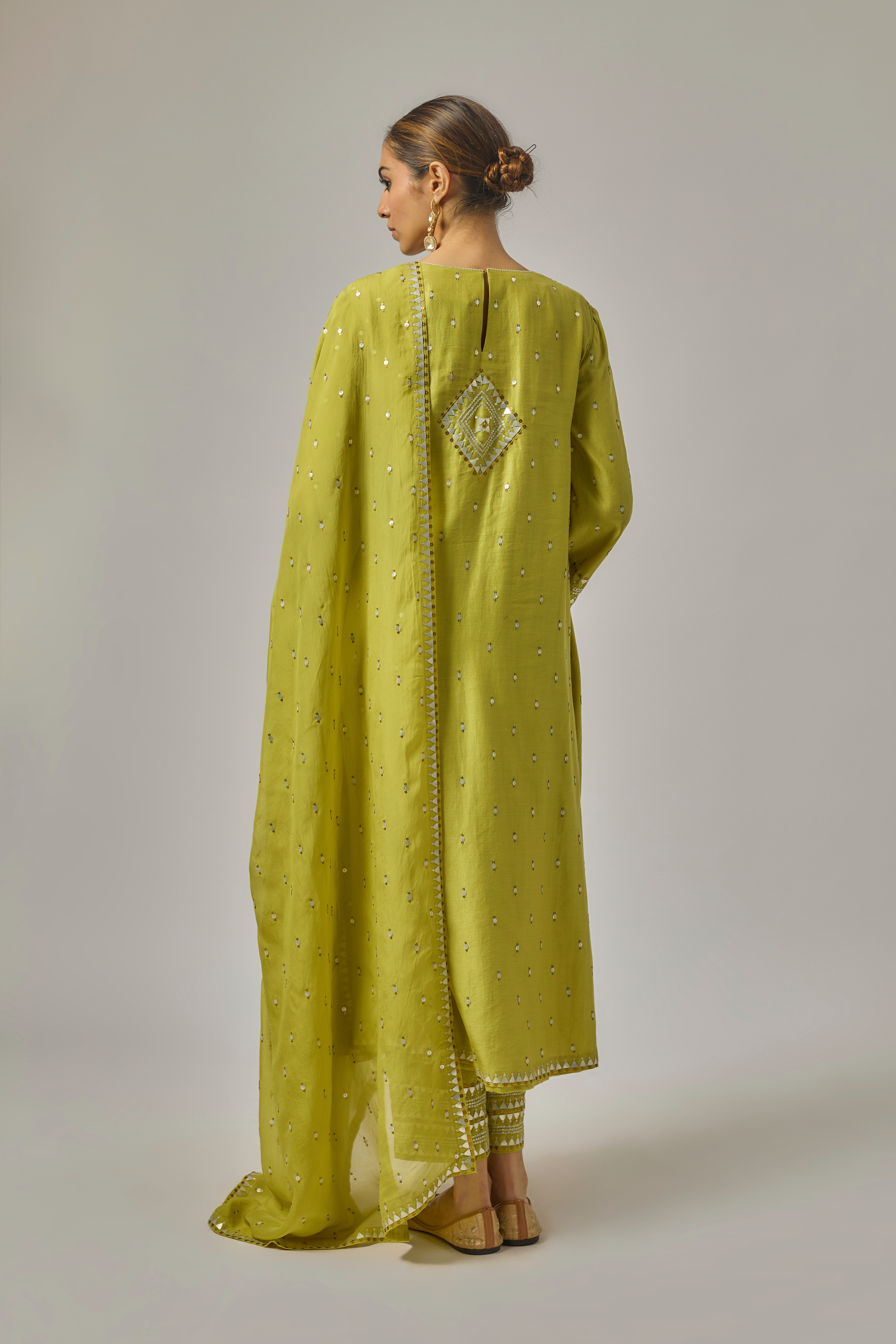 Fence Yoke Kurta Set