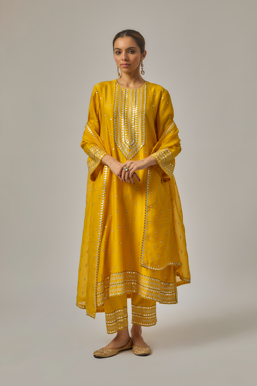 Fence Yoke Kurta Set