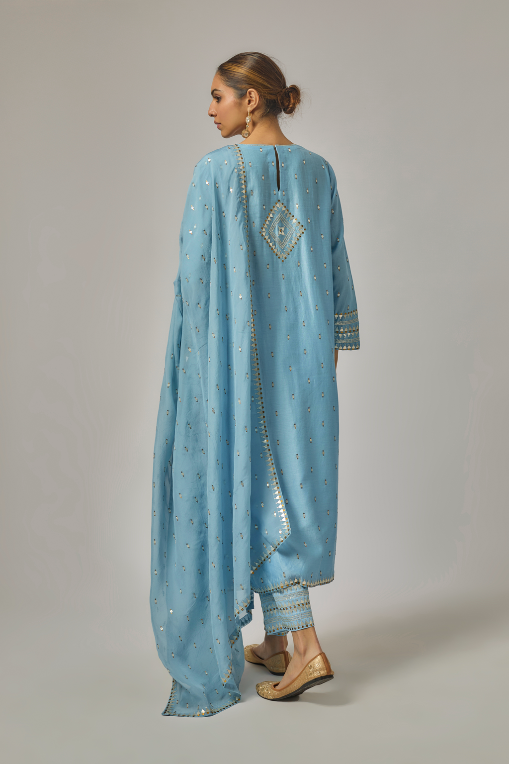 Fence Yoke Kurta Set