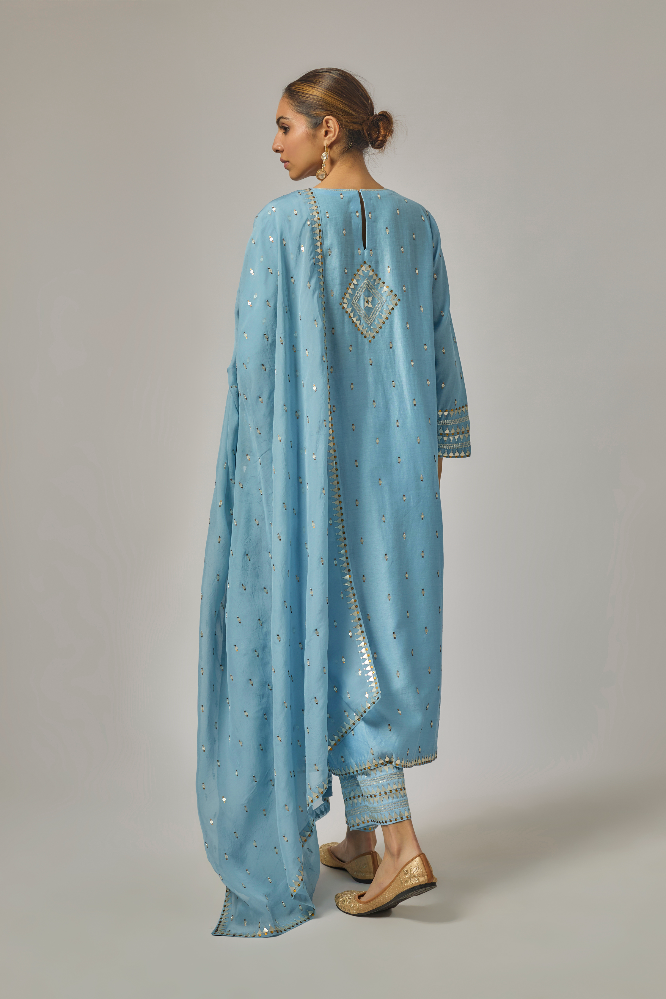 Fence Yoke Kurta Set