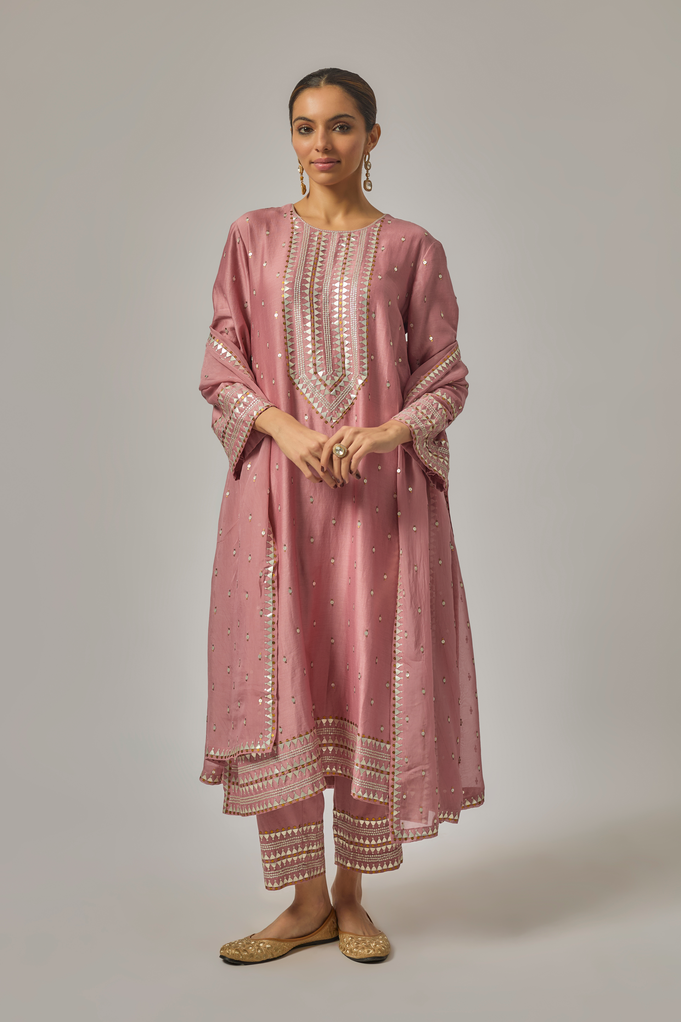 Fence Yoke Kurta Set