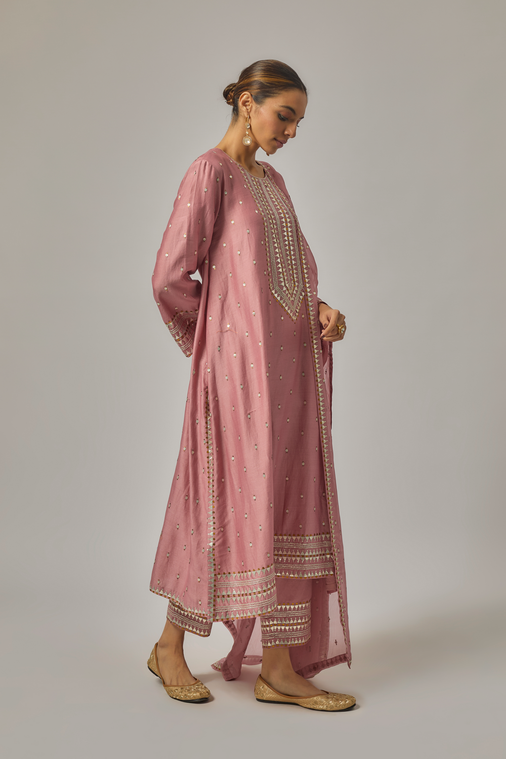 Fence Yoke Kurta Set