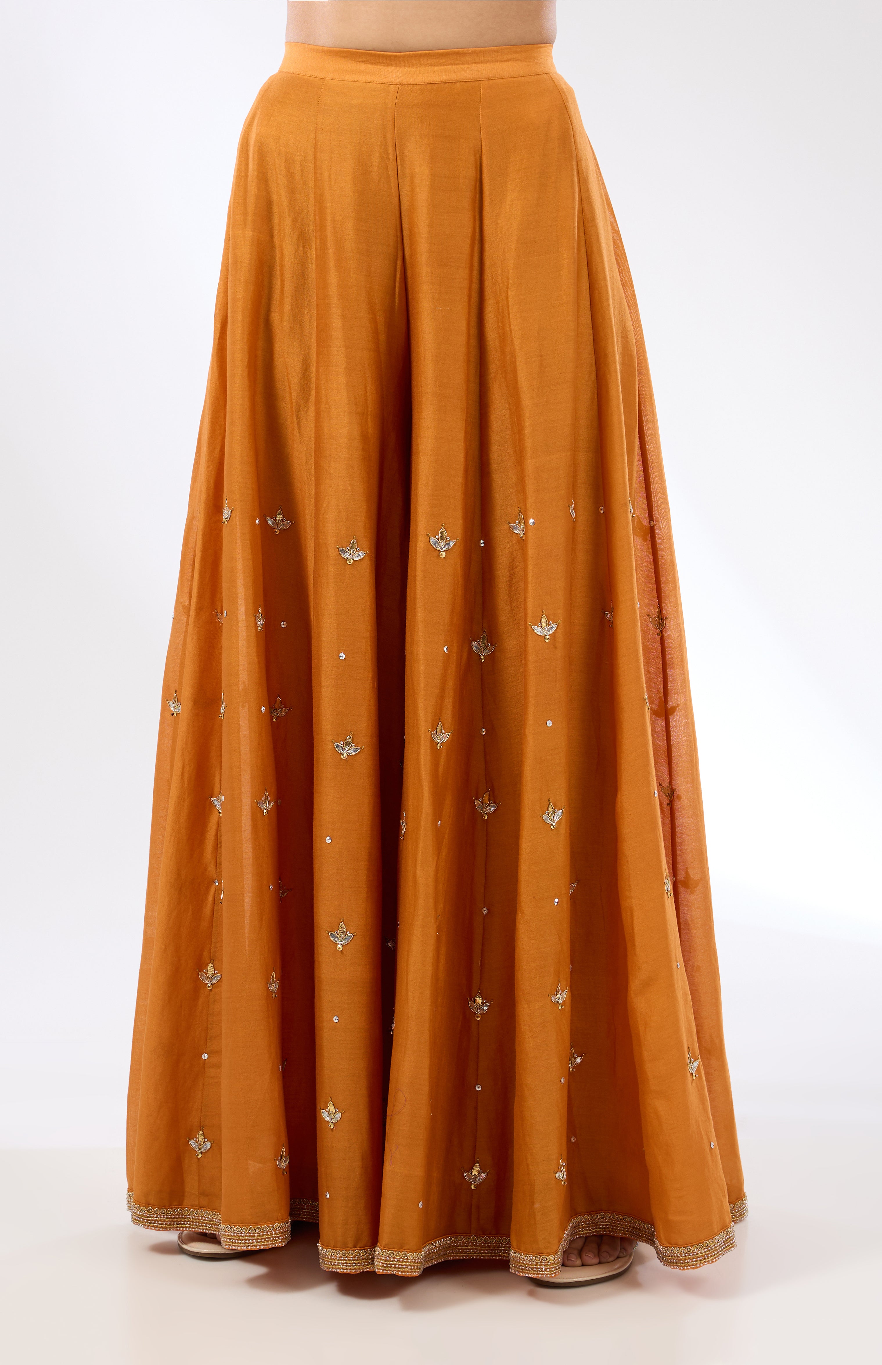 Gota-Patti Motif Sharara Set