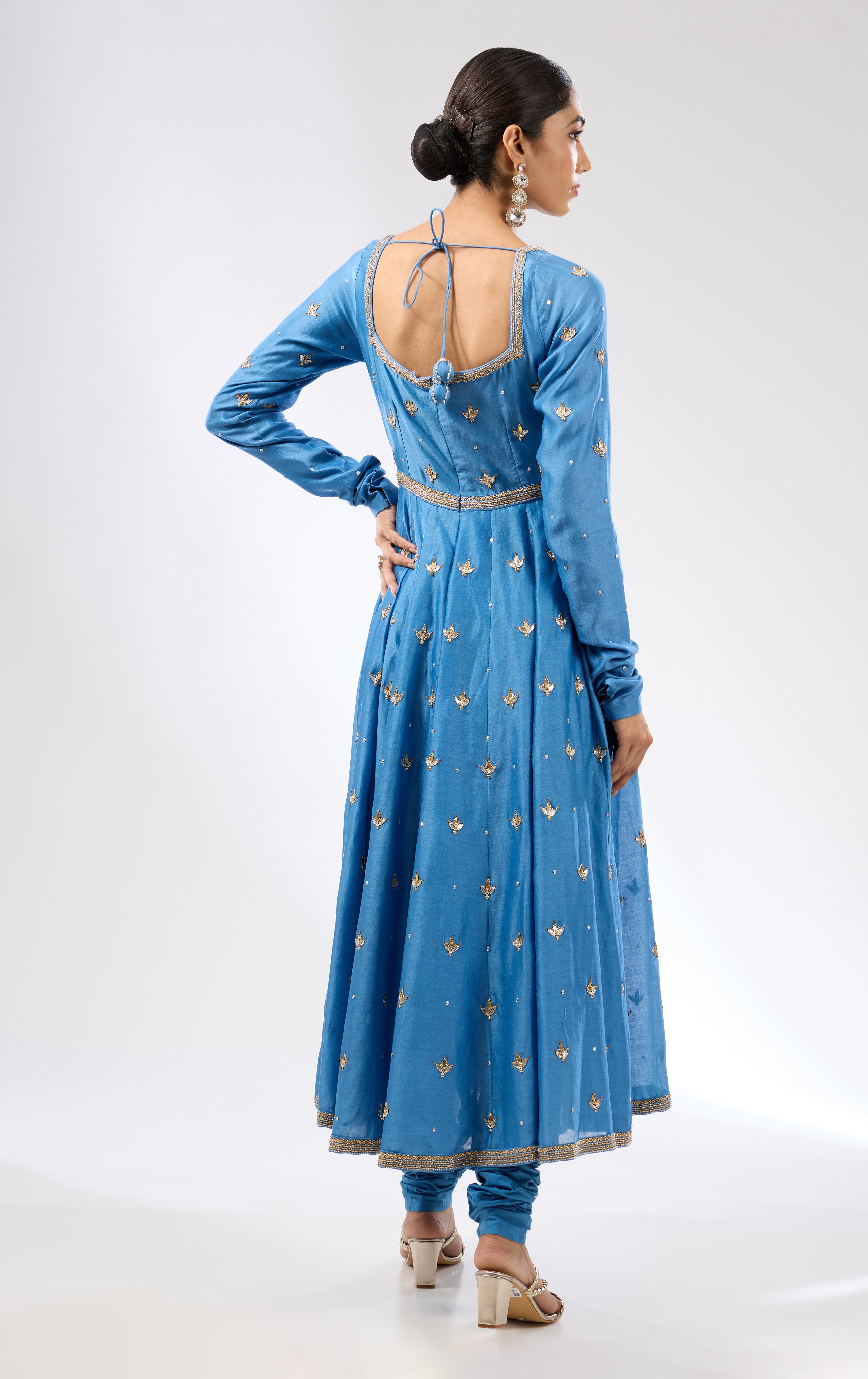 Gota-Patti Motif Anarkali Set