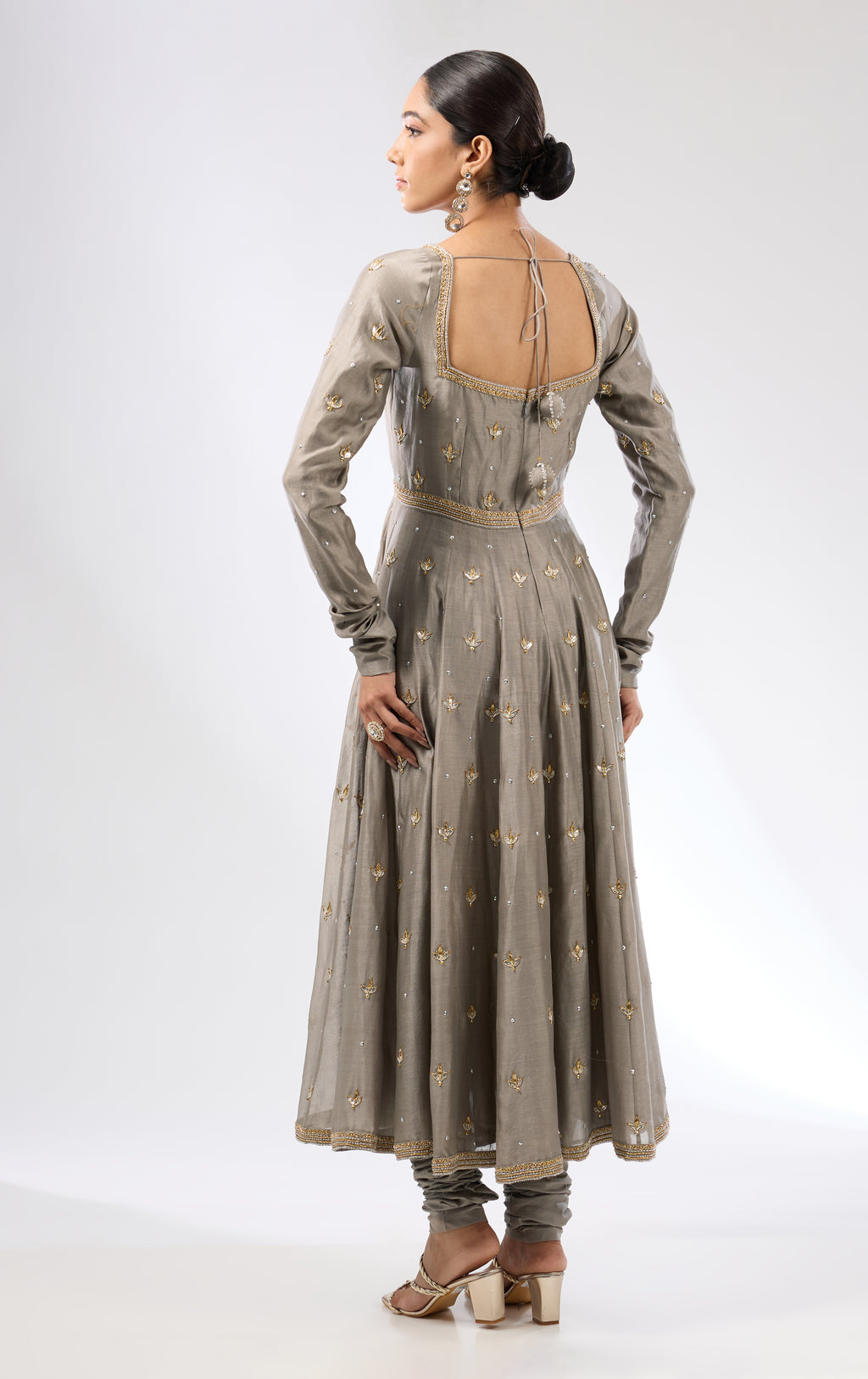 Gota-Patti Motif Anarkali Set