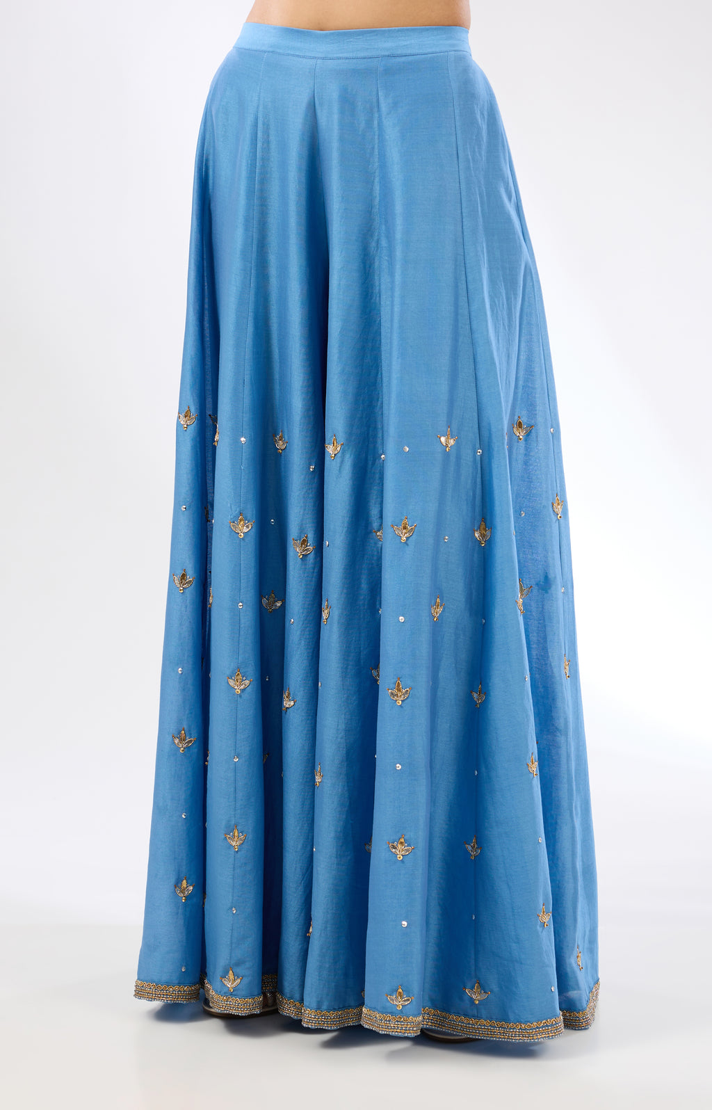 Gota-Patti Motif Sharara Set