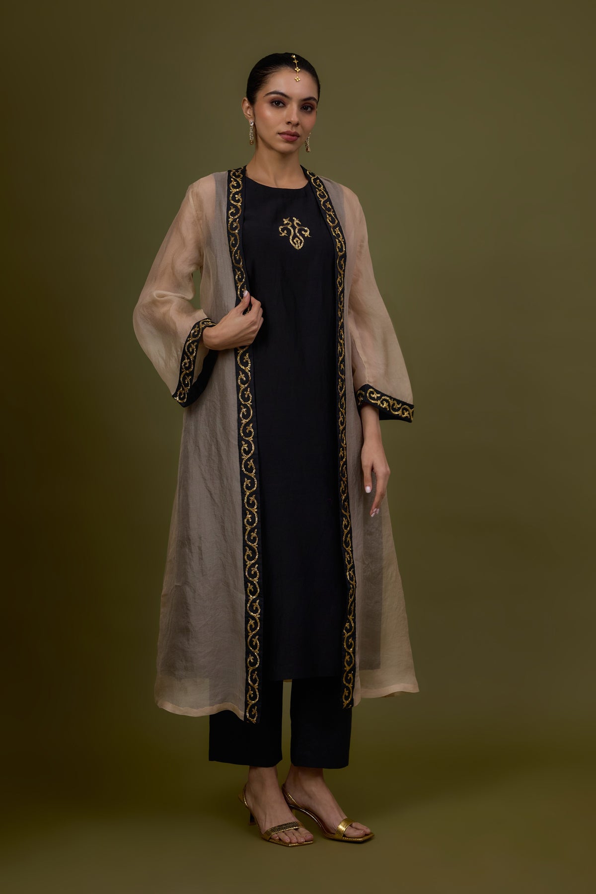 Baroque Border Jacket Set