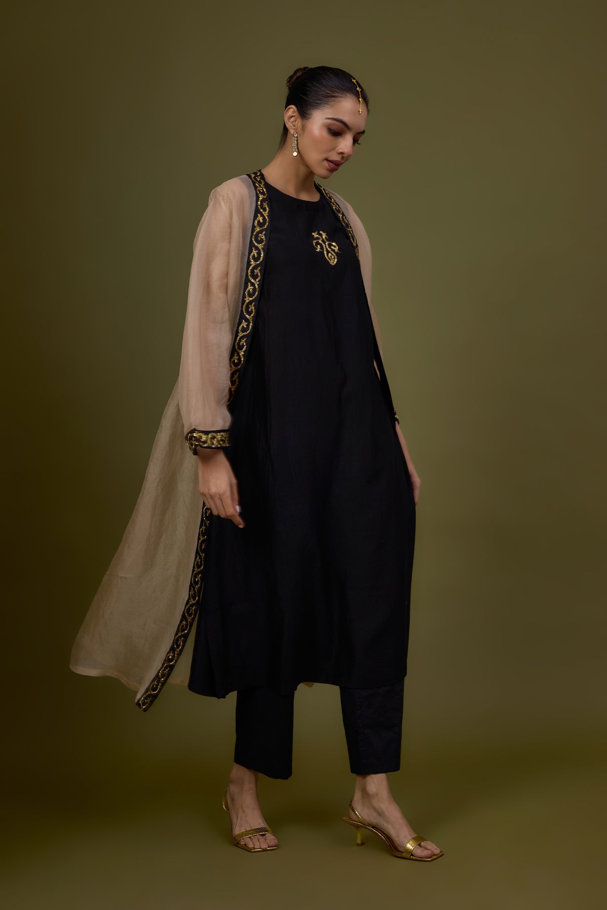 Baroque Border Jacket Set