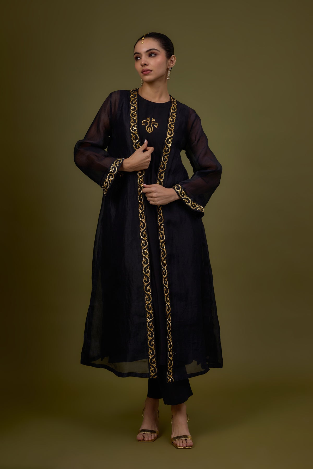 Baroque Border Jacket Set