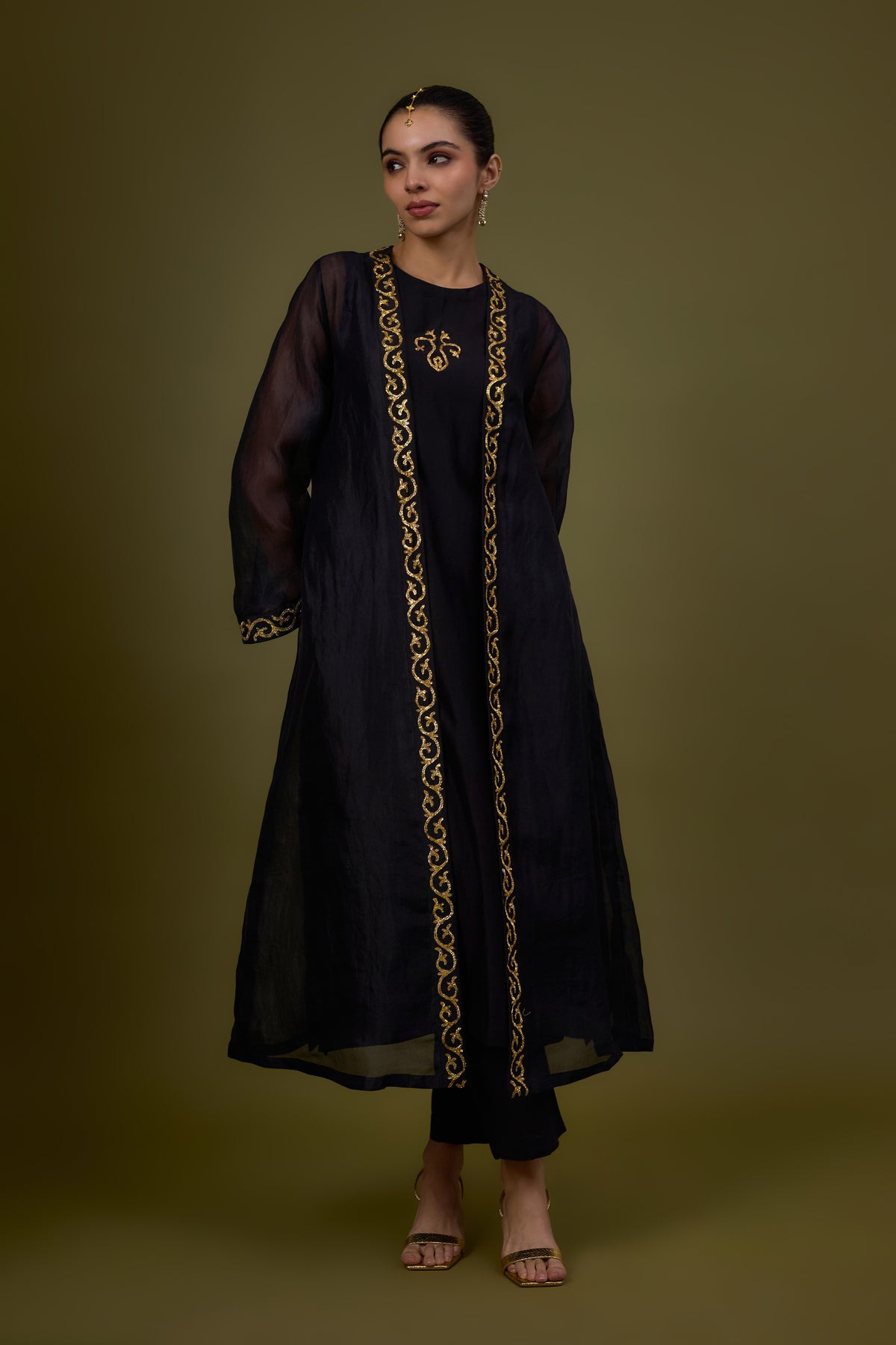 Baroque Border Jacket Set