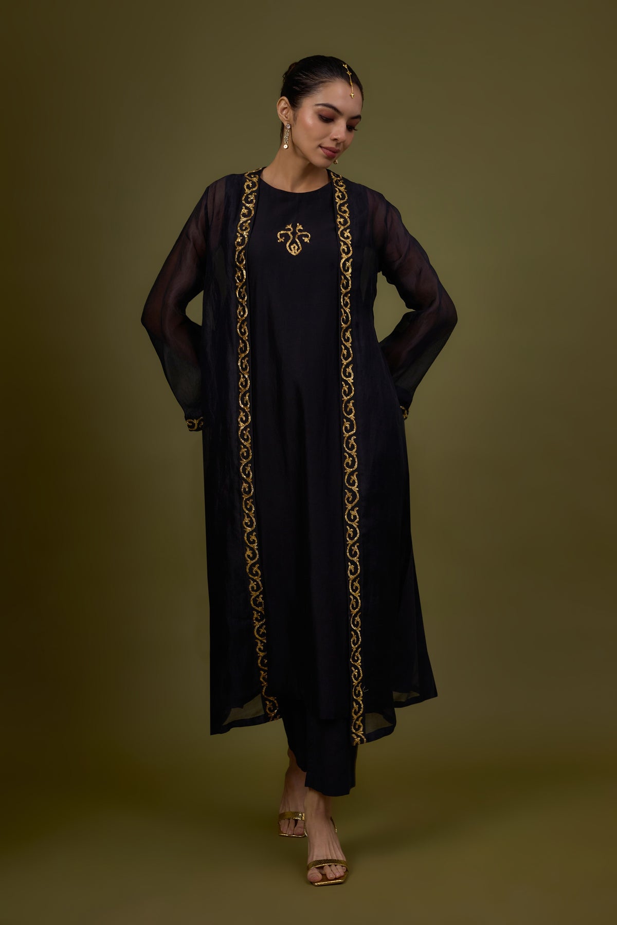 Baroque Border Jacket Set