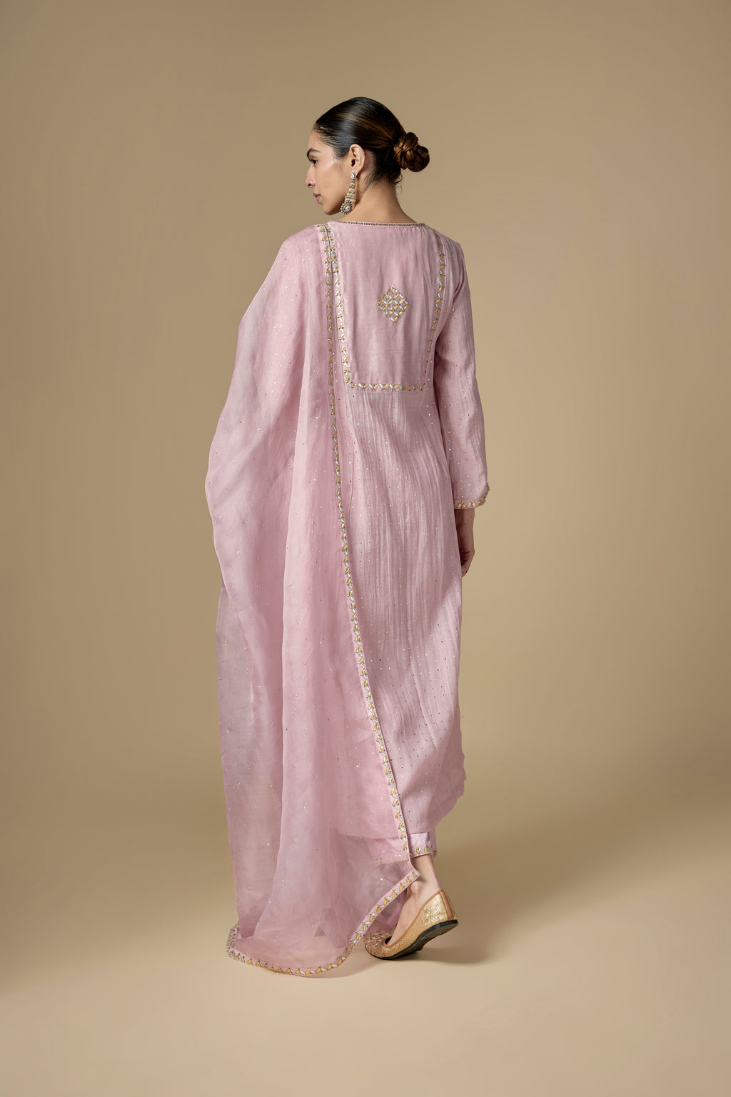 Gota-Patti Jaal Yoke Kurta Set