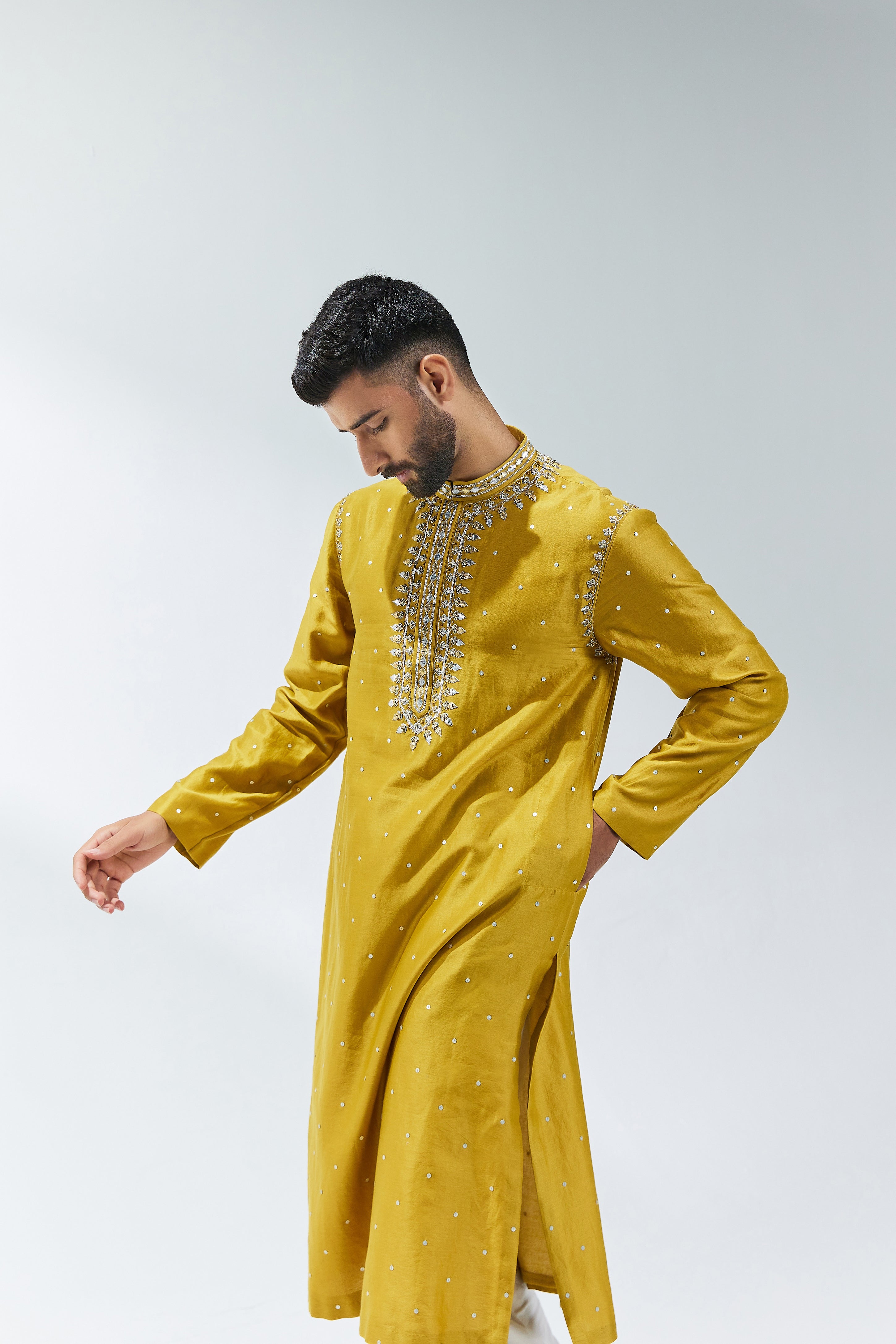 Gota-Patti Yoke Kurta Set