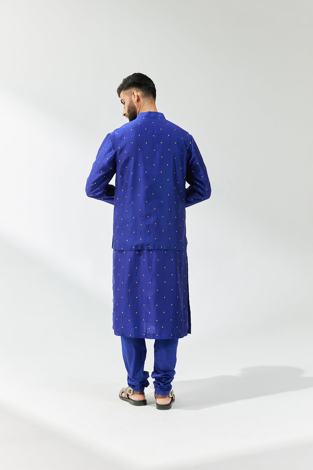 All Over Sequins Waistcoat Set