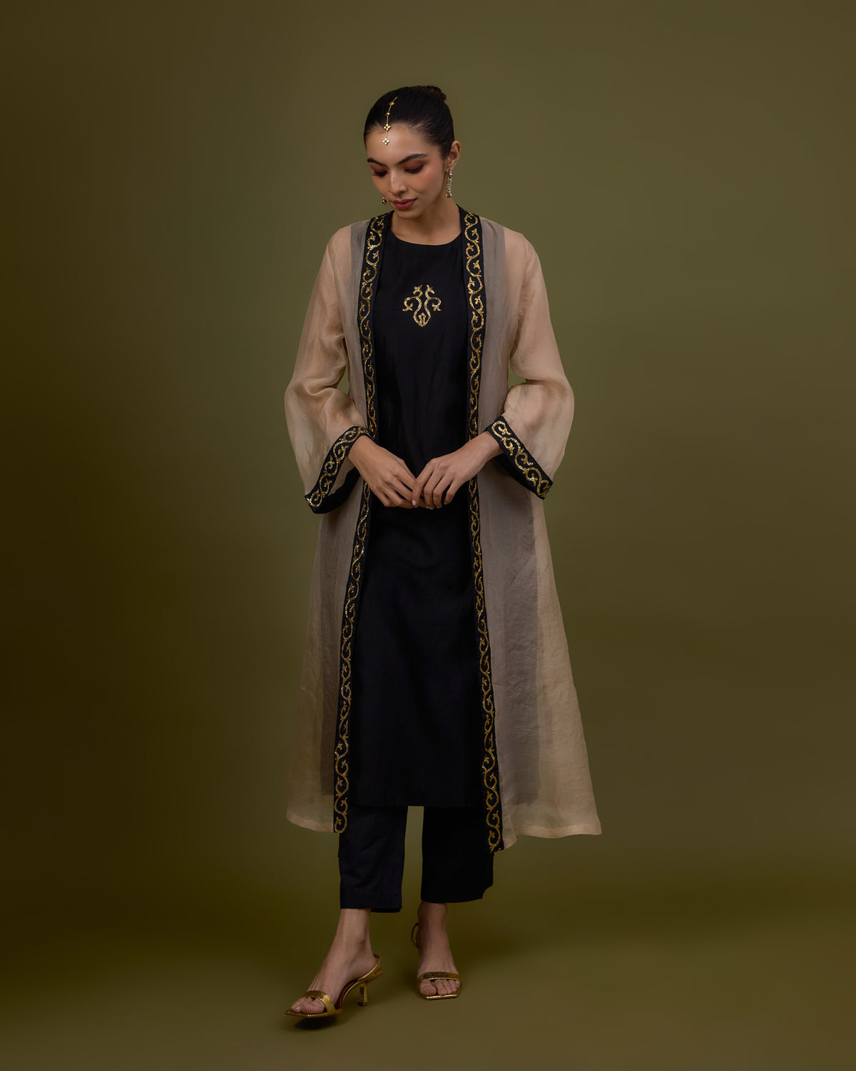 Baroque Border Jacket Set