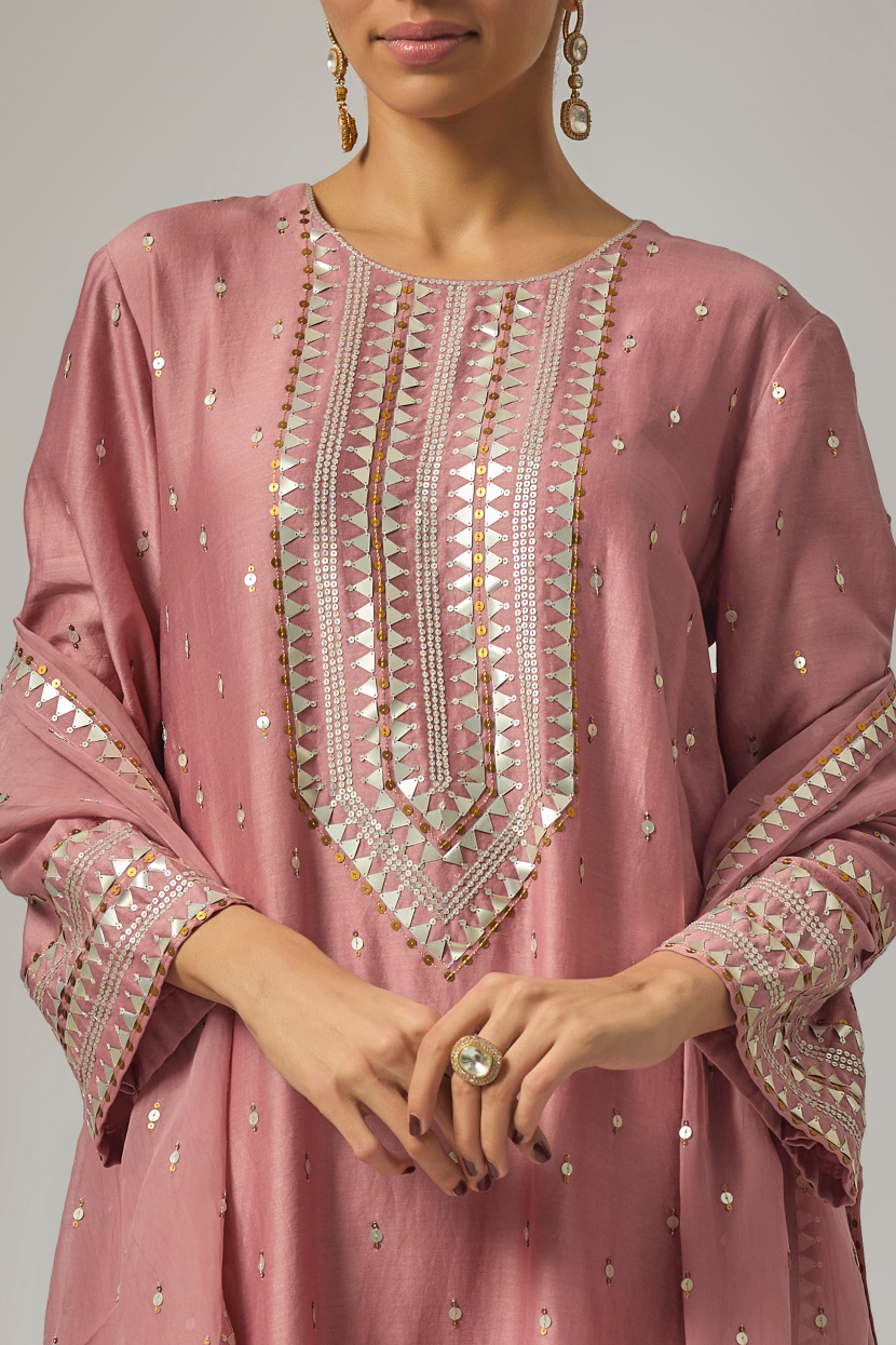 Fence Yoke Kurta Set