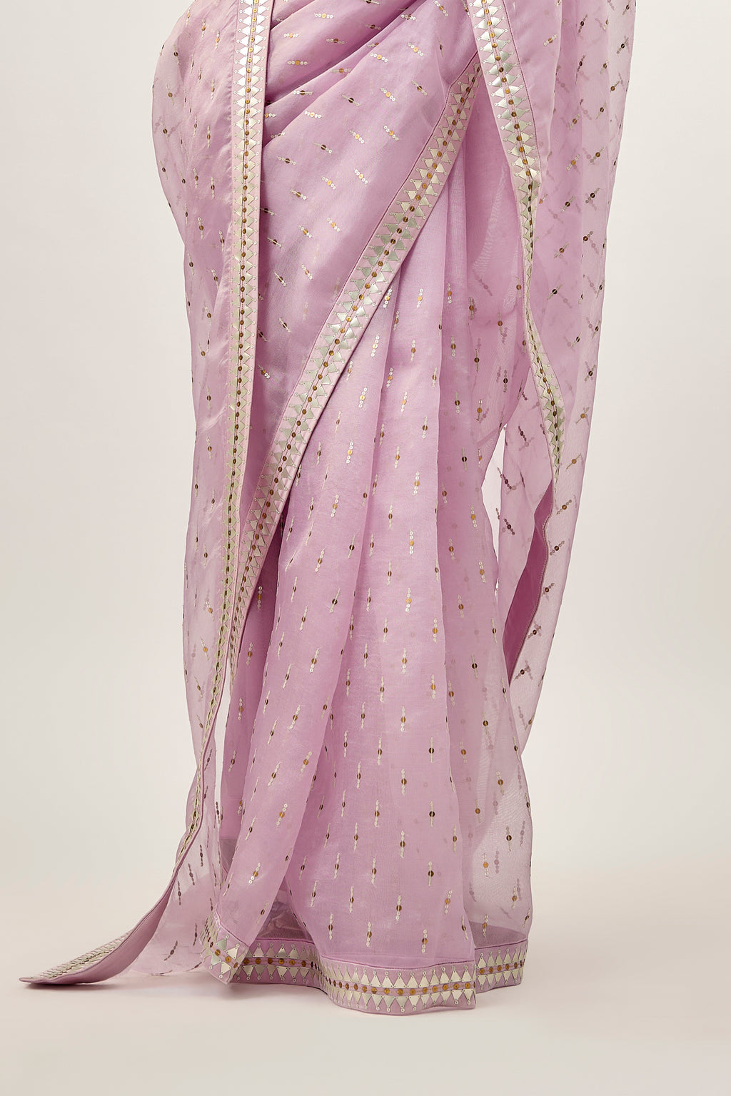 Tamarind Motif Saree Set